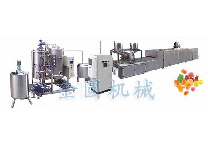 自贡市软糖生产线剥皮软糖浇注机 - 方案